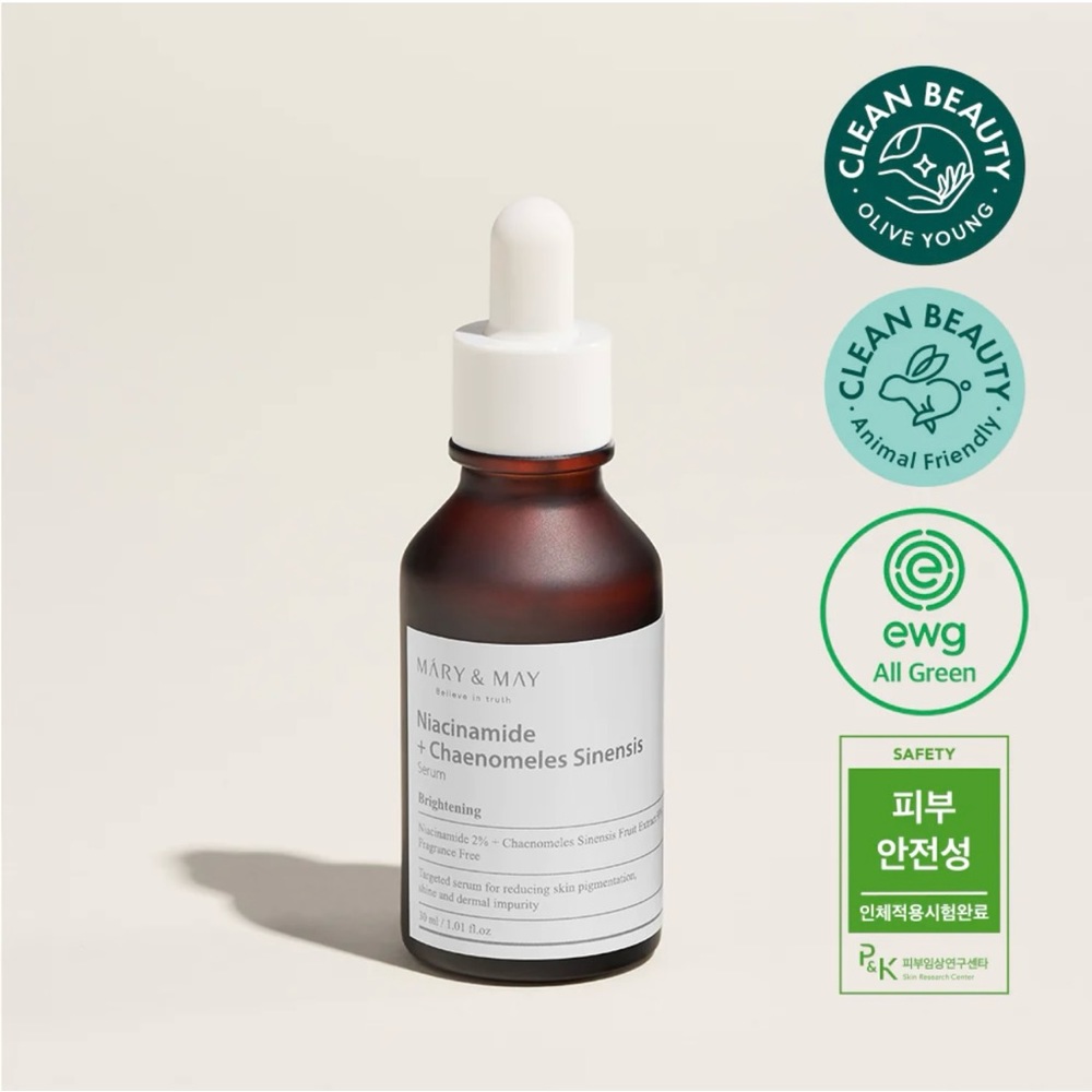 NIB! MARY & MAY Niacinamide + Chaenomeles Sinensis Serum for Brightening 30 ml